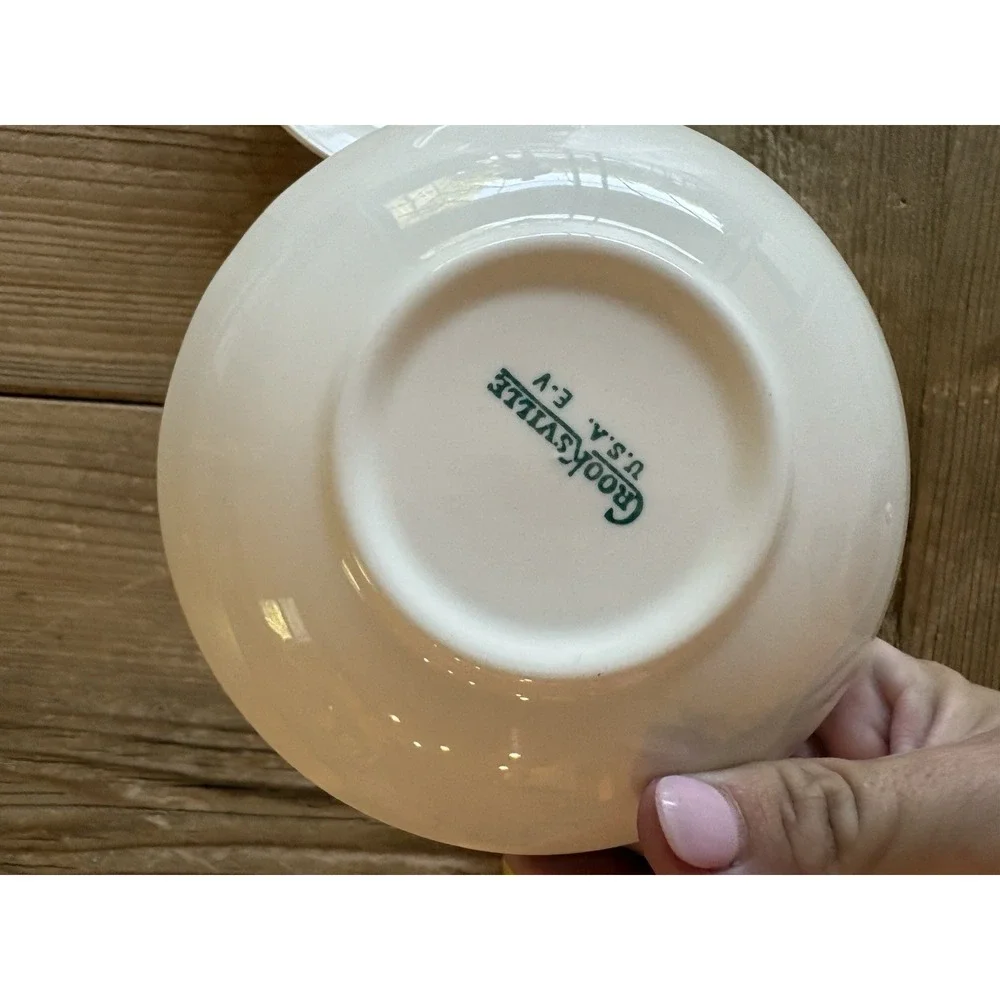 Set Of 4 CROOKSVILLE DELMAR MARIE QUEEN ROSE USA 5.5